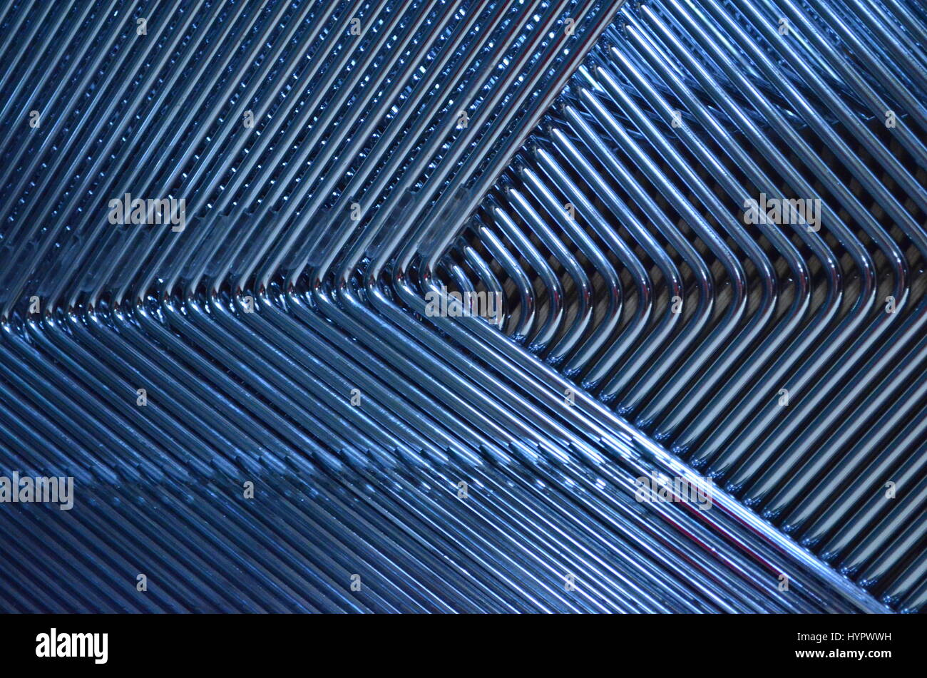Abstarct pattern di barre in acciaio Foto Stock