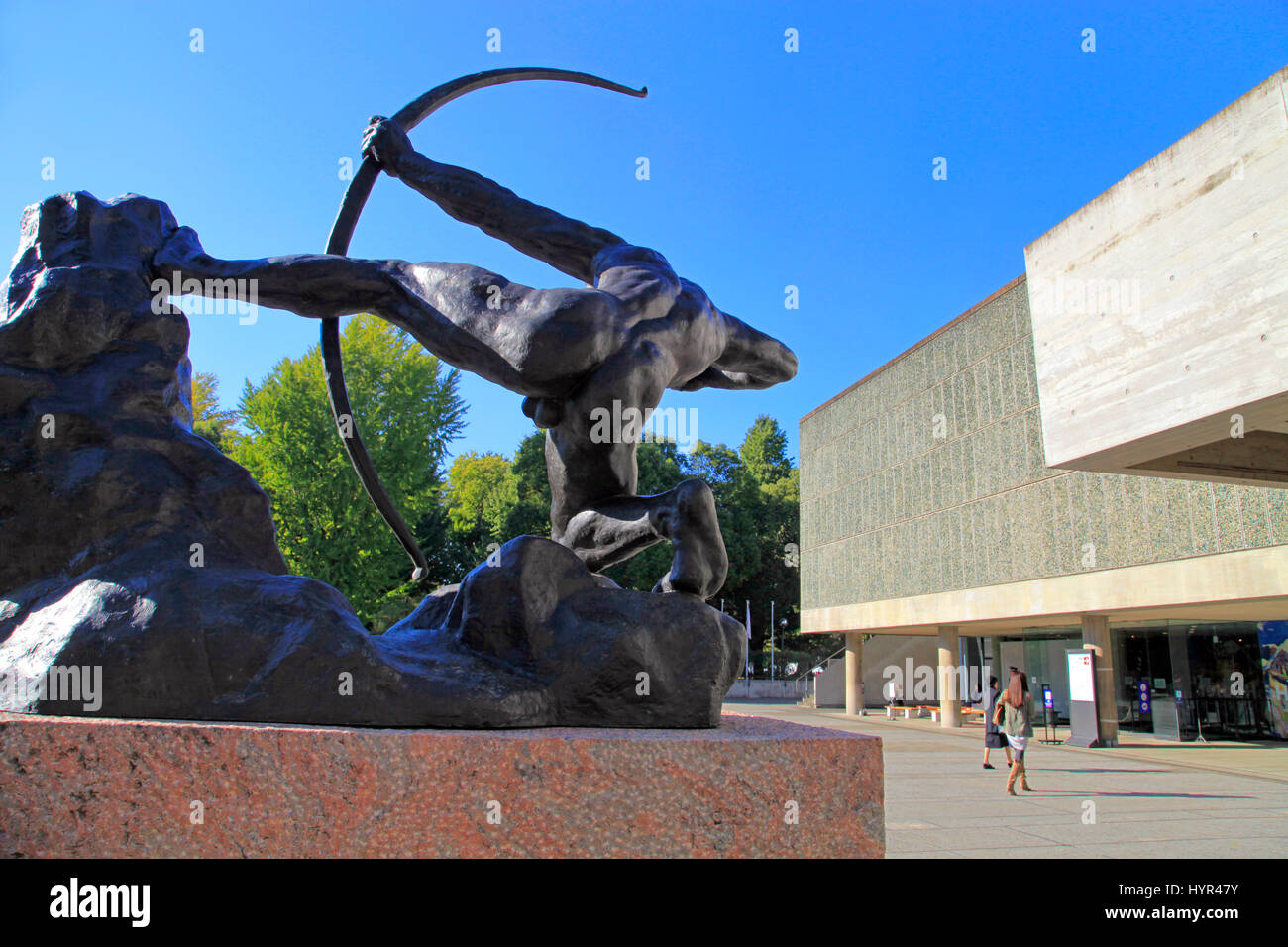 Hercules la Archer presso il Museo Nazionale di Arte Occidentale il Parco Ueno Taito Tokyo Giappone Foto Stock