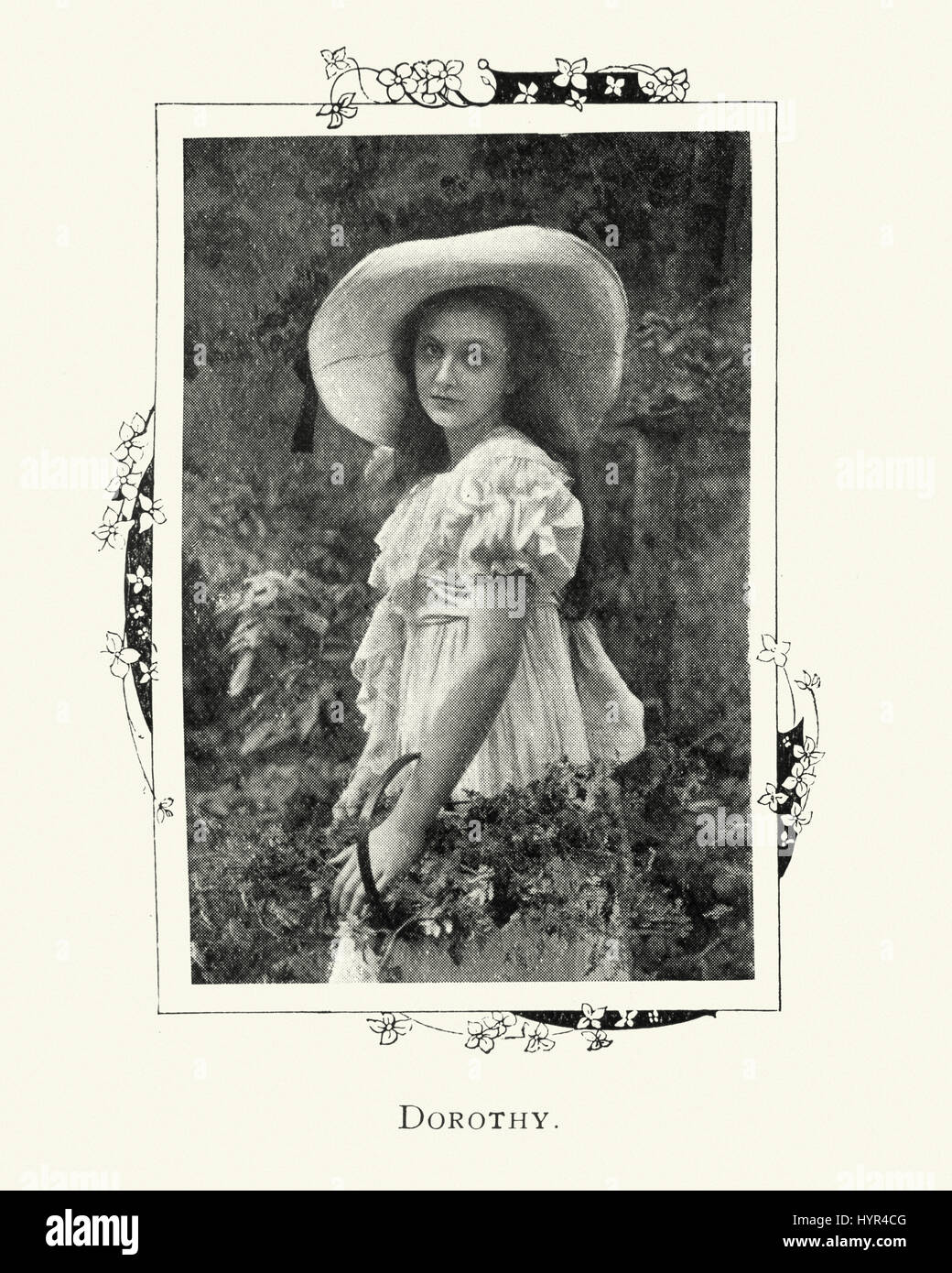 Fotografia di una giovane donna di c. 1913 Foto Stock