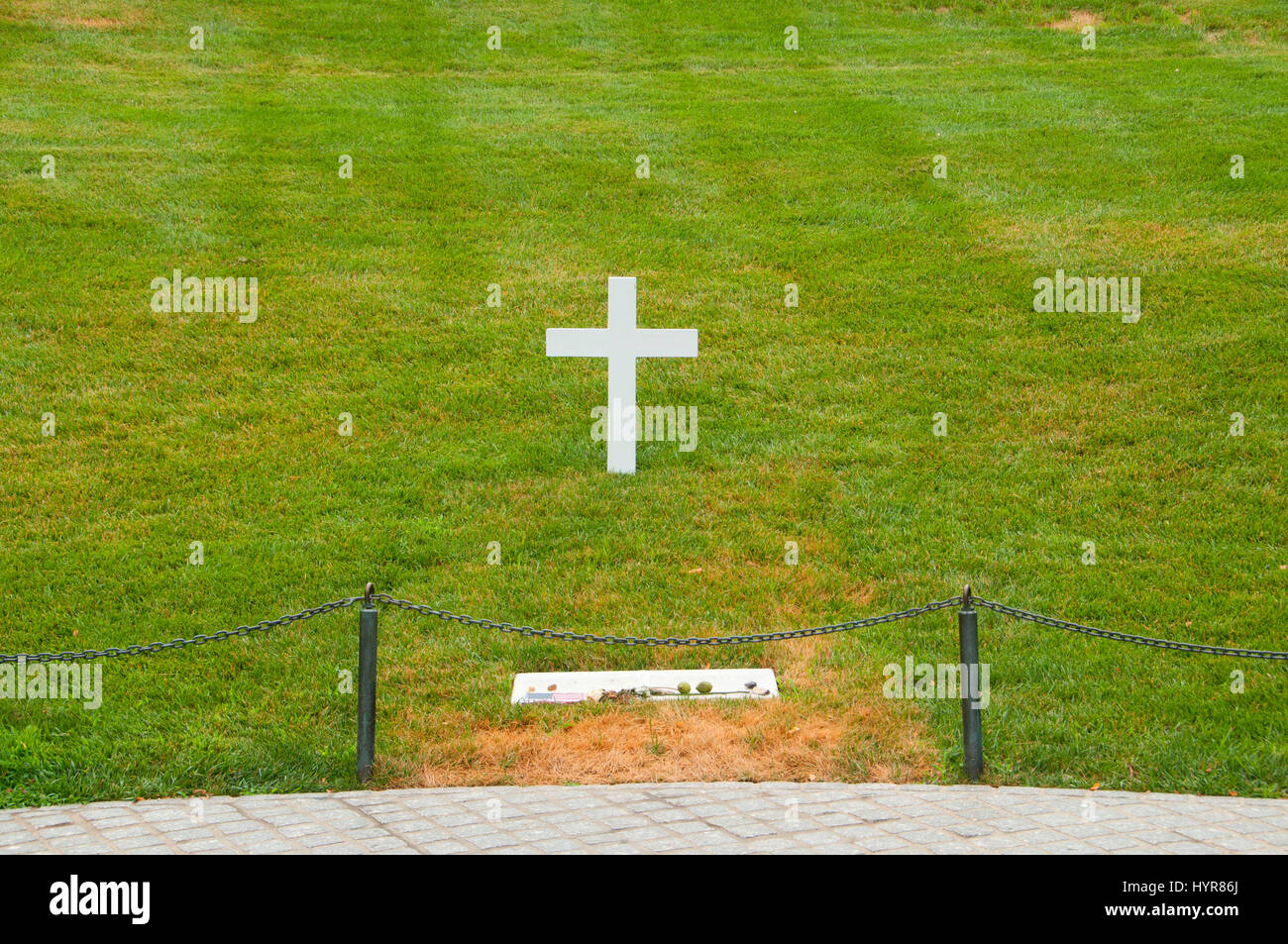 Robert Kennedy grave, il Cimitero Nazionale di Arlington, Virginia Foto Stock