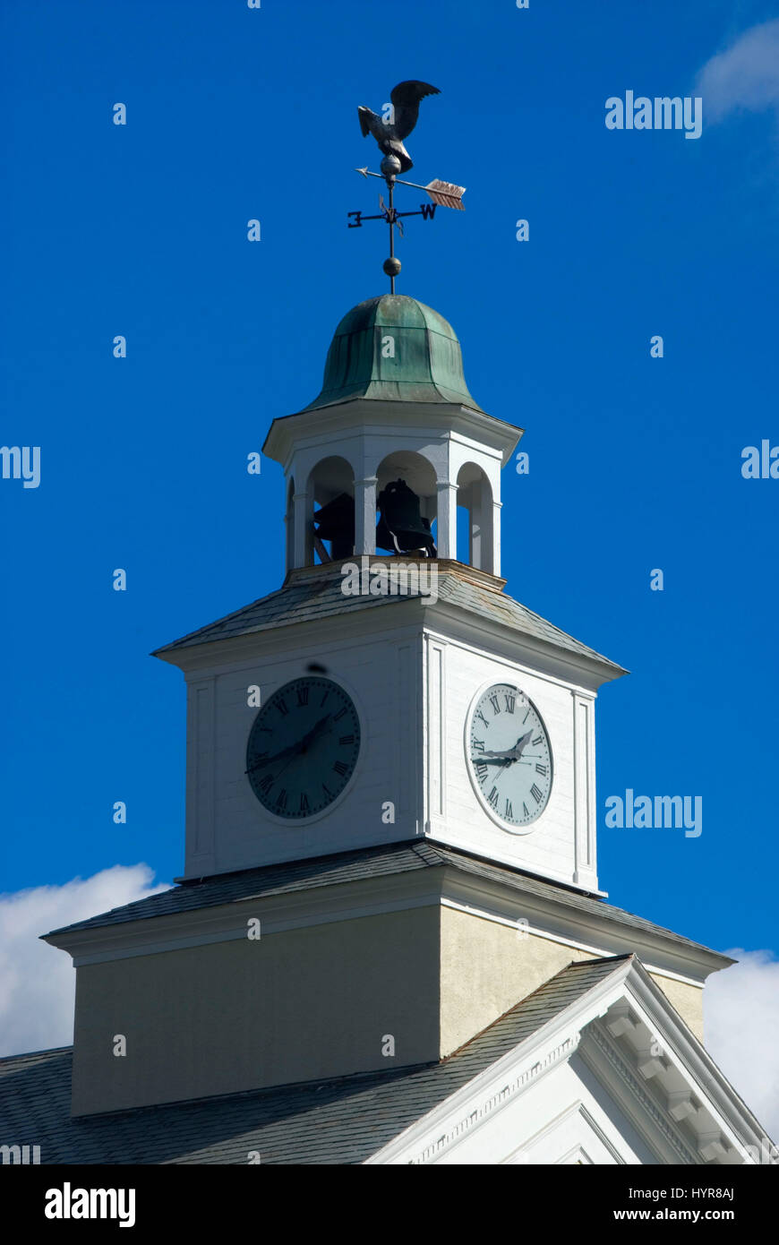 Town Hall dome, Townshend, Windham County, Vermont Foto Stock