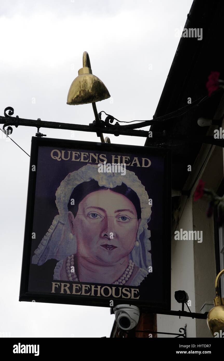 Queens Head, Cavaliere Street, Sawbridgeworth, Hertfordshire Foto Stock