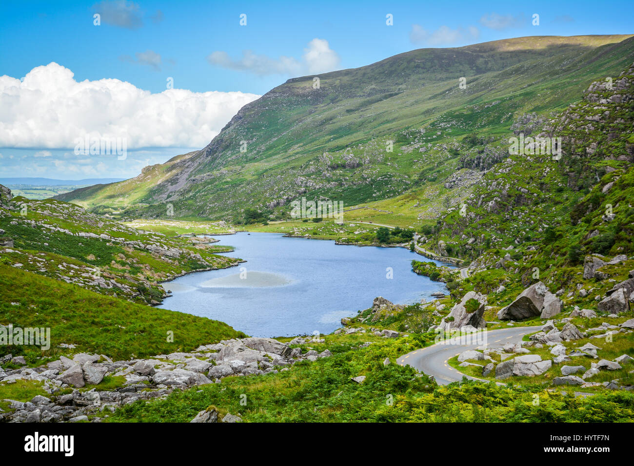 Vicino lago di gap di Dunloe, nella contea di Kerry, Irlanda Foto Stock
