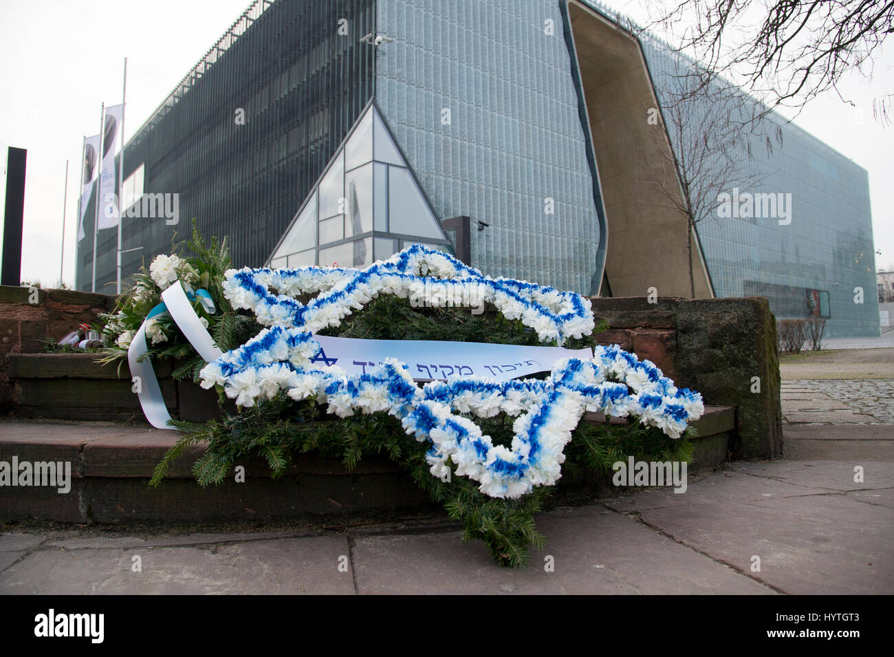 POLIN Museo di Storia di ebrei polacchi (Muzeum Historii Zydow Polskich) a Varsavia in Polonia. 21 marzo 2017 © Wojciech Strozyk / Alamy Stock Photo Foto Stock