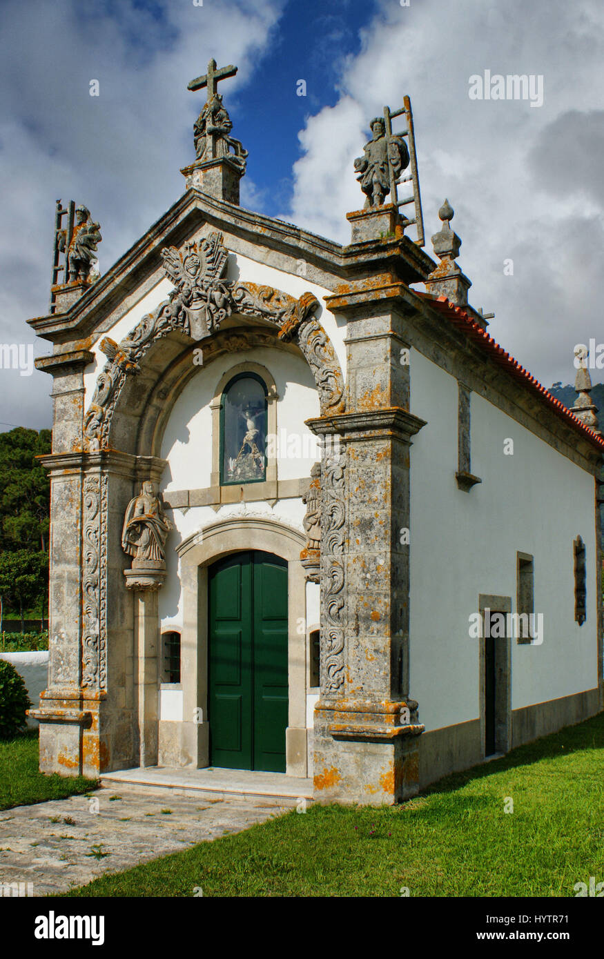 Senhor do Bonfim (signore del Bonfin) cappella a Viana do Castelo, Portogallo Foto Stock