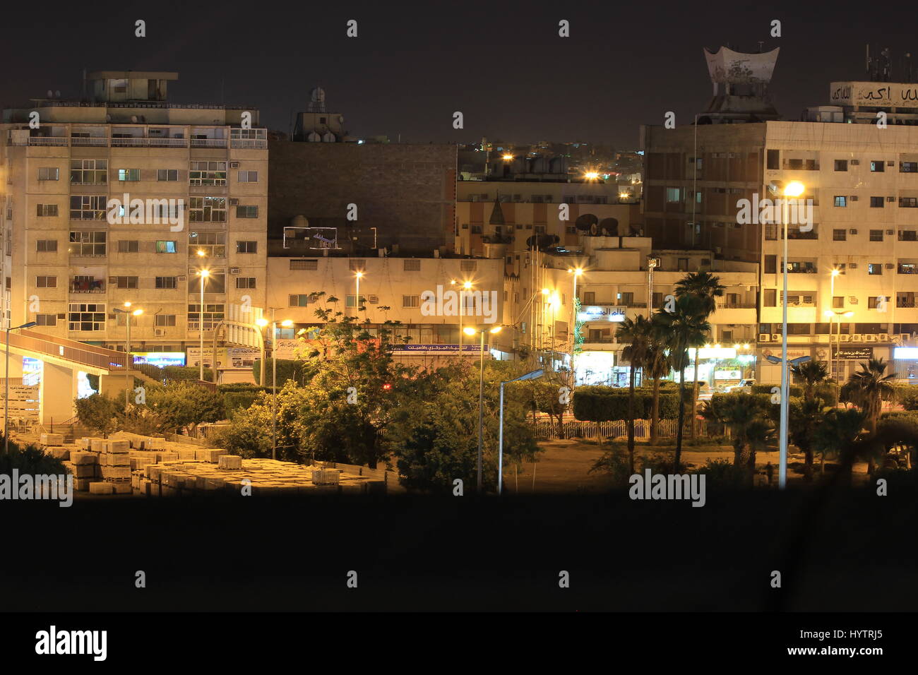 La fotografia notturna aat notte tranquilla taif arabia saudita calma notti Foto Stock