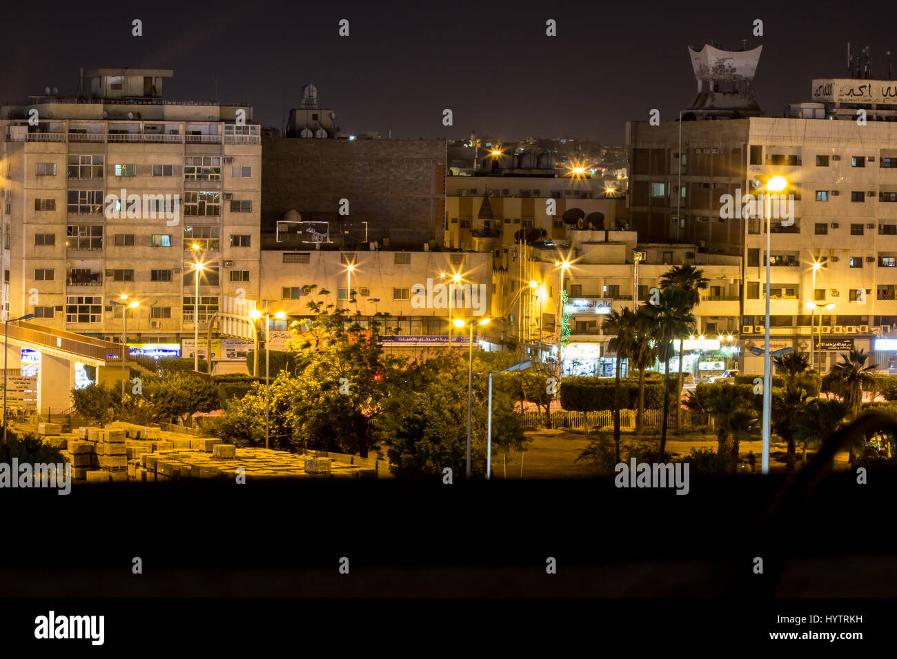 Immagini scattate di notte a notte tranquilla taif arabia saudita calma notti Foto Stock