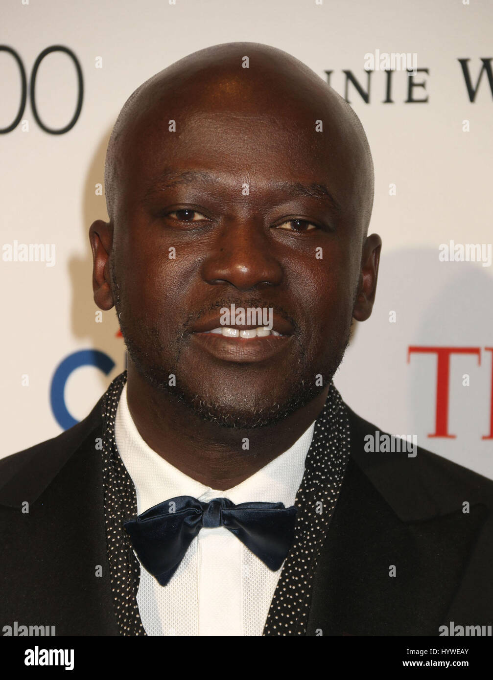 New York, New York, Stati Uniti d'America. Xxv Aprile, 2017. Architetto Sir David Adjaye assiste il tempo 100 detenuti di Gala Jazz presso il Lincoln Center. Credito: Nancy Kaszerman/ZUMA filo/Alamy Live News Foto Stock