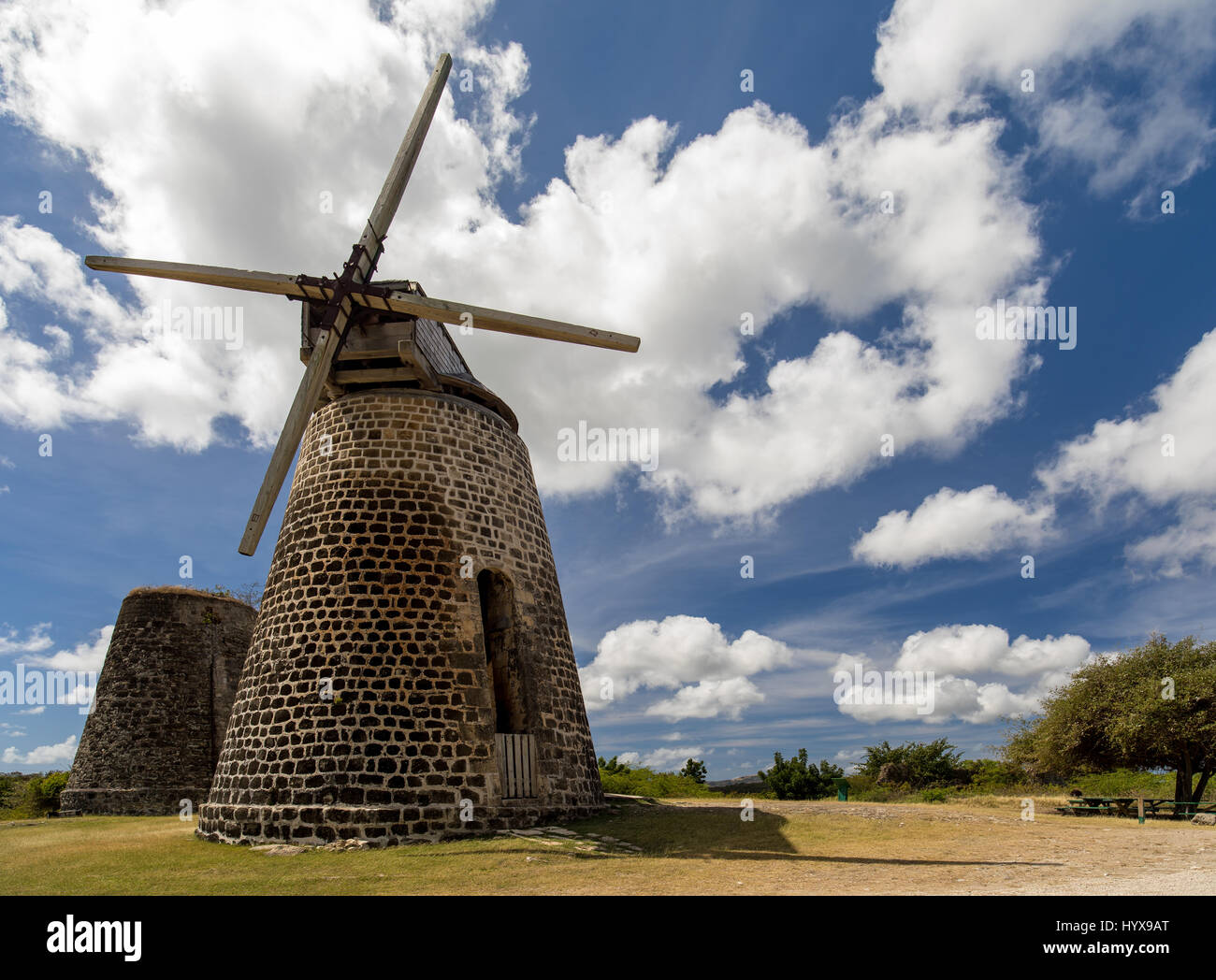 Betty's speranza era uno di Antigua Prima le piantagioni di zucchero. Essa è stata fondata verso la metà del seicento dal Governatore Christopher Keynell. Esso è stato concesso dal britannico Christopher Codrington nel 1674. Foto Stock