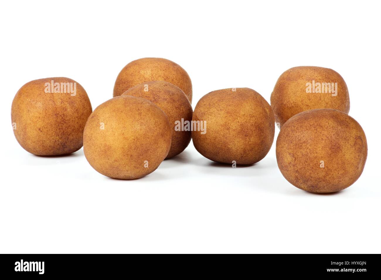 Il marzapane di patate fatte a Lubeck. Lubecca è una città in Germania e ben noto per il suo marzapane esperto artigianato e mestieri. Foto Stock