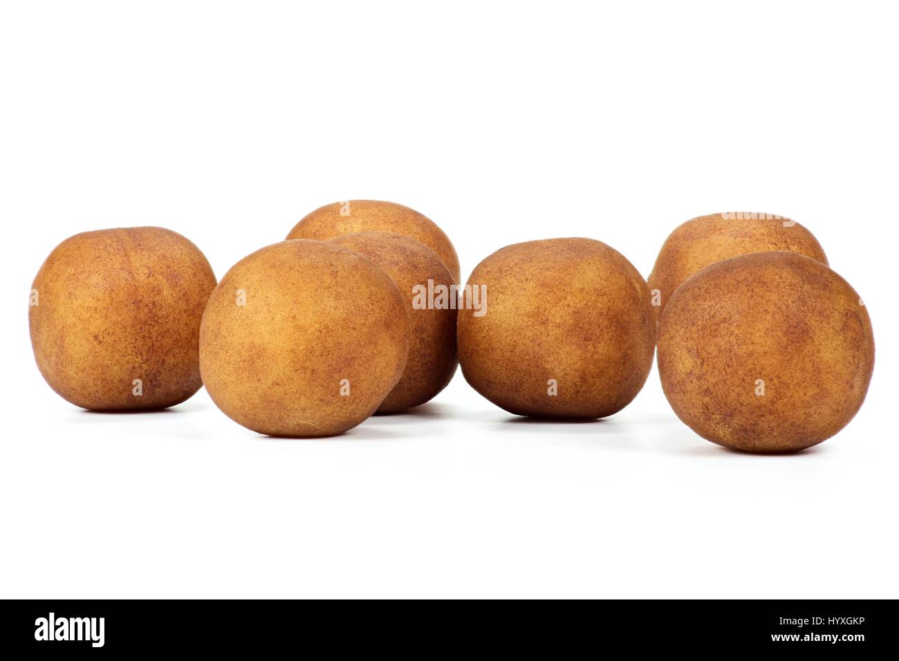 Il marzapane di patate fatte a Lubeck. Lubecca è una città in Germania e ben noto per il suo marzapane esperto artigianato e mestieri. Foto Stock