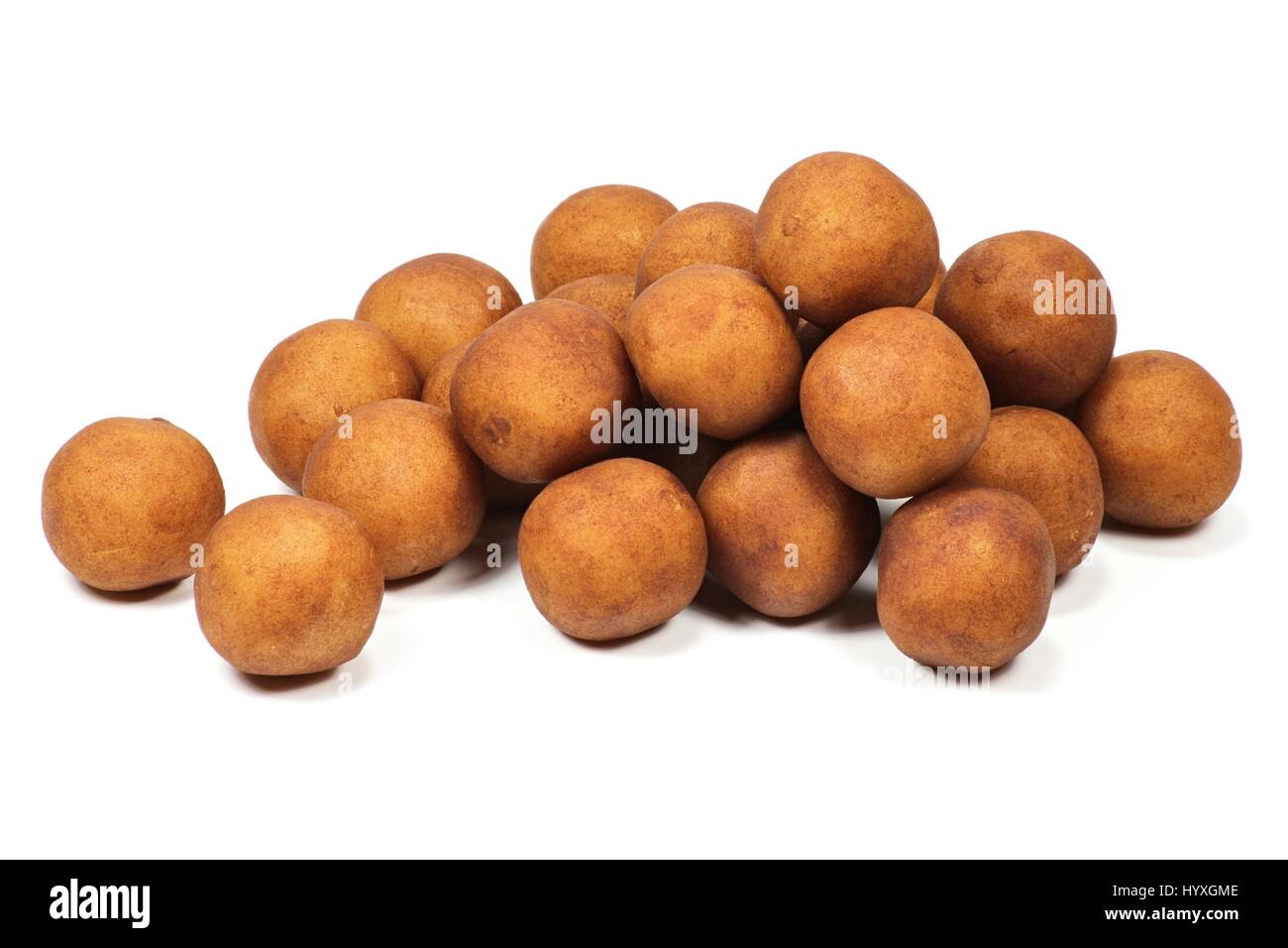 Il marzapane di patate fatte a Lubeck. Lubecca è una città in Germania e ben noto per il suo marzapane esperto artigianato e mestieri. Foto Stock