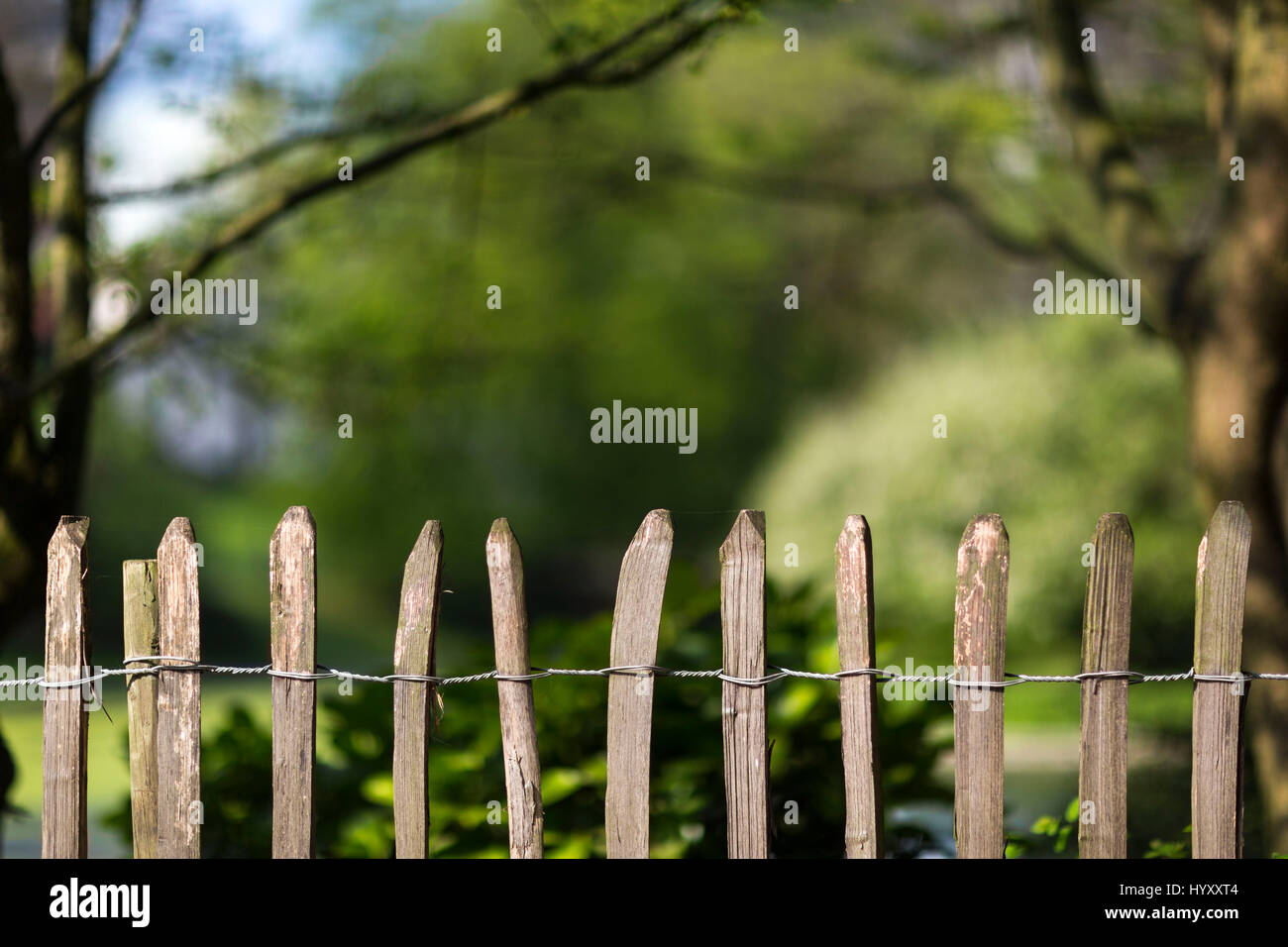 Recinto di legno Foto Stock