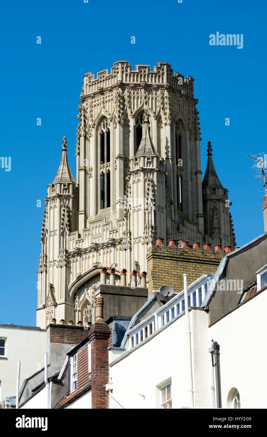 Il Wills Memorial Building, Università di Bristol, Regno Unito Foto Stock