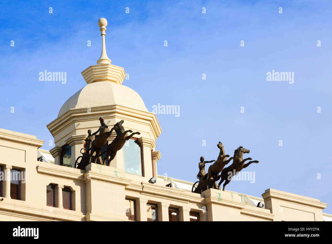 Estadi Olimpic de Monjuic Lluis Companys, 1992 Olympics venue, Barcellona, Catalunya, Spagna Foto Stock