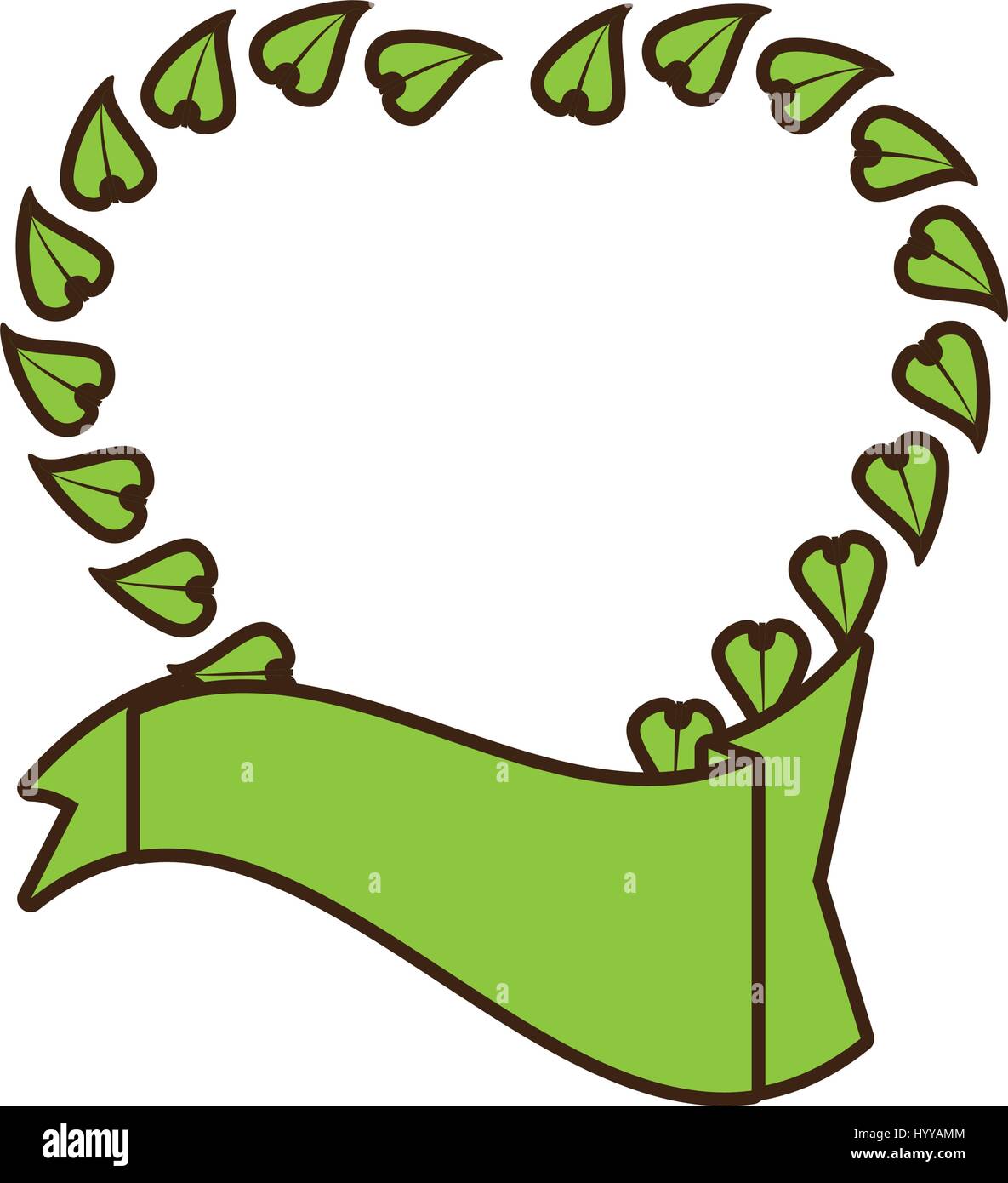 Lasciare cibo cuore timbro organico Illustrazione Vettoriale