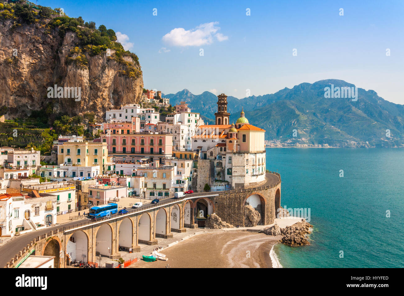 Atrani, Amalfi Coast Foto Stock