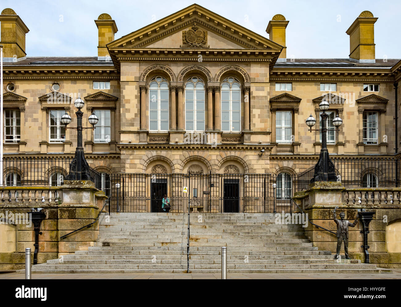 Il Customs House, da Sir Charles Lanyon 1856, Belfast, County Antrim, Irlanda del Nord, Regno Unito Foto Stock