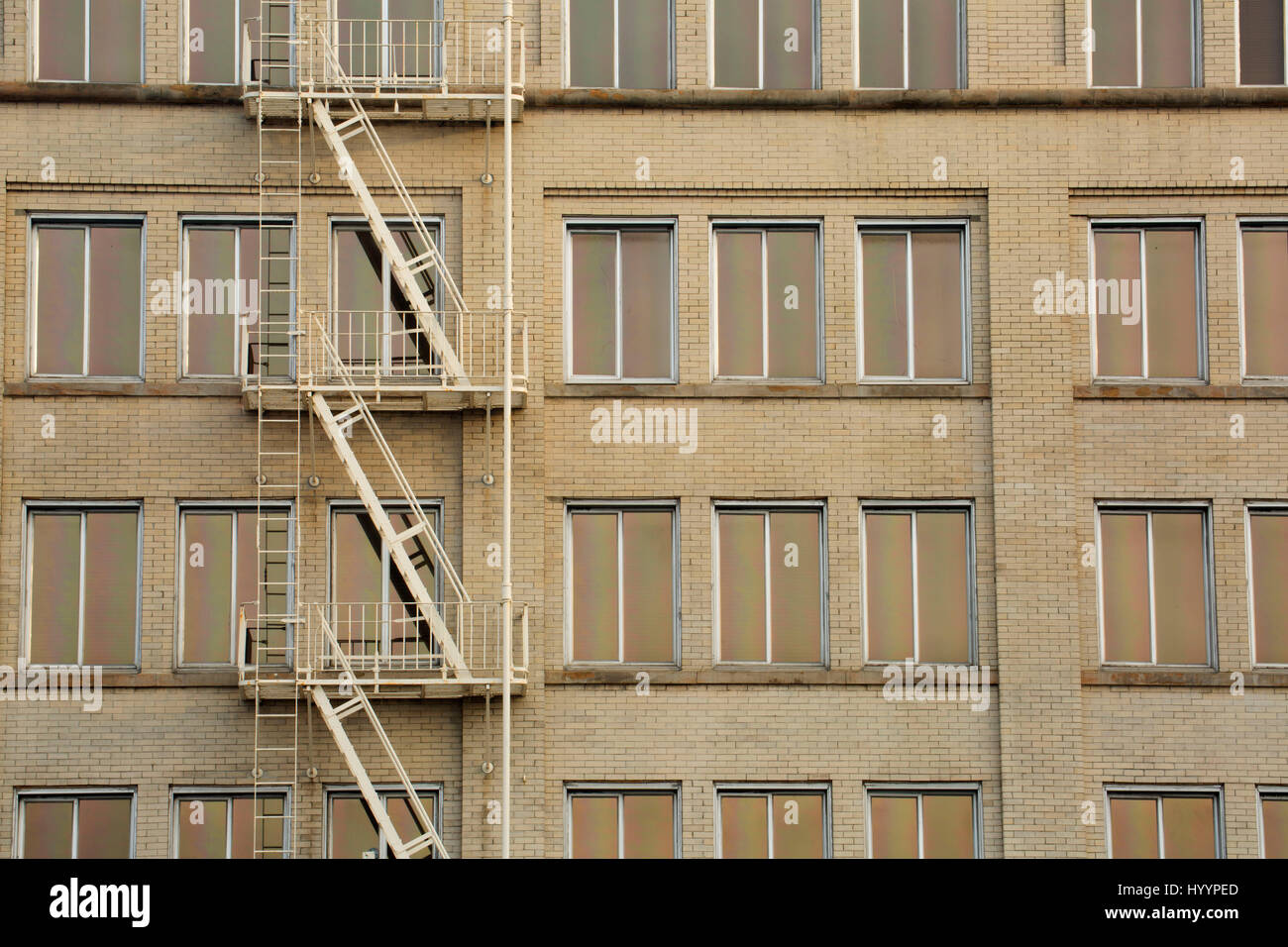 Scale su US National/Pioneer Trust Building, Salem quartiere del centro storico, Salem, Oregon Foto Stock