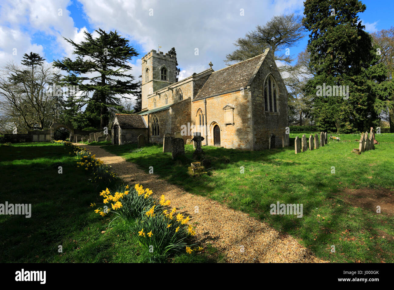 Molla, St Martins chiesa, lyndon village, Rutland, Rutland County, England, Regno Unito Foto Stock