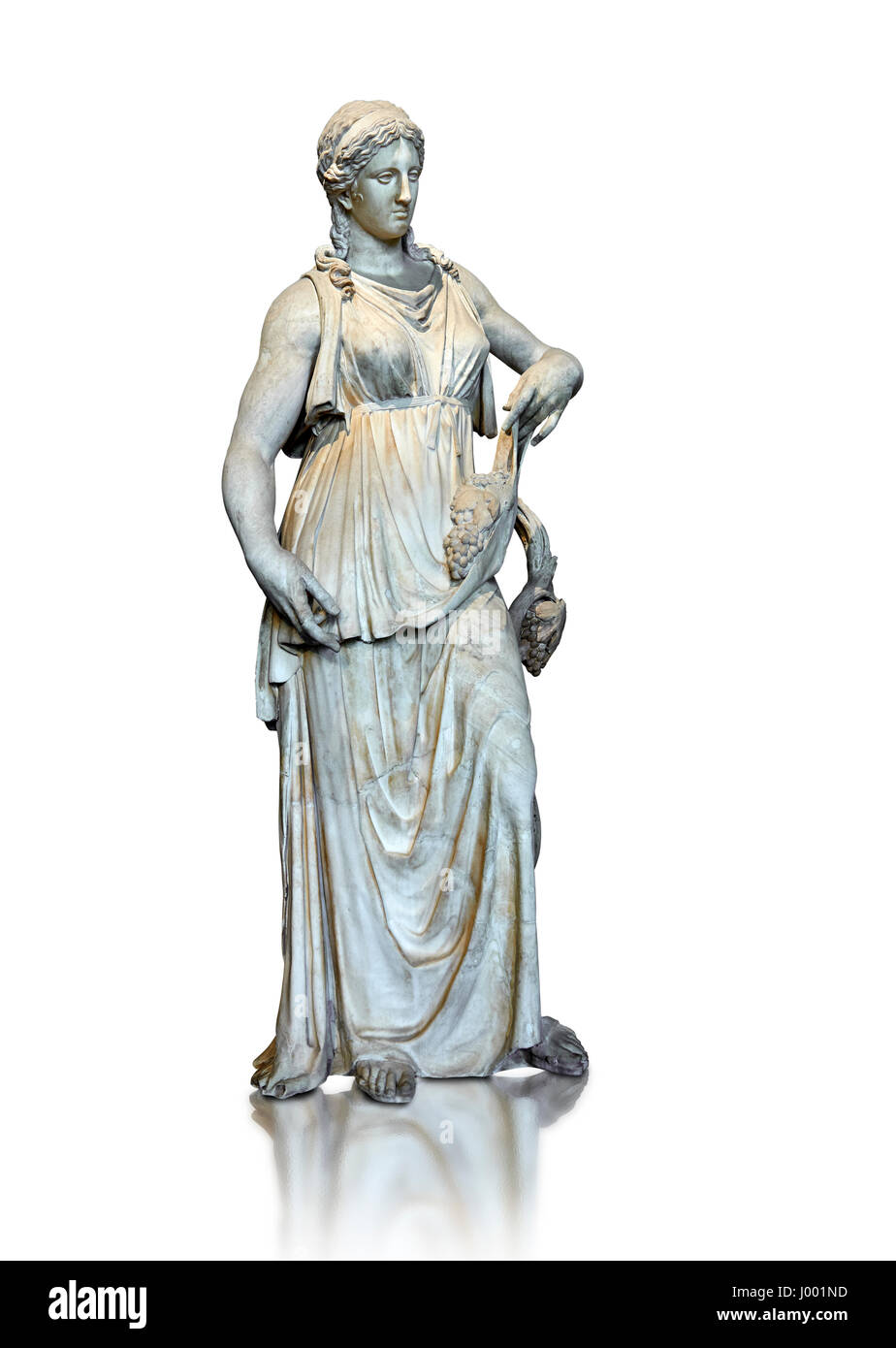 Bacchante o Ariadne, Romana statua in marmo di c.150 annuncio. La collezione Borghese inv MR 102 o Ma 676, al museo del Louvre a Parigi Foto Stock
