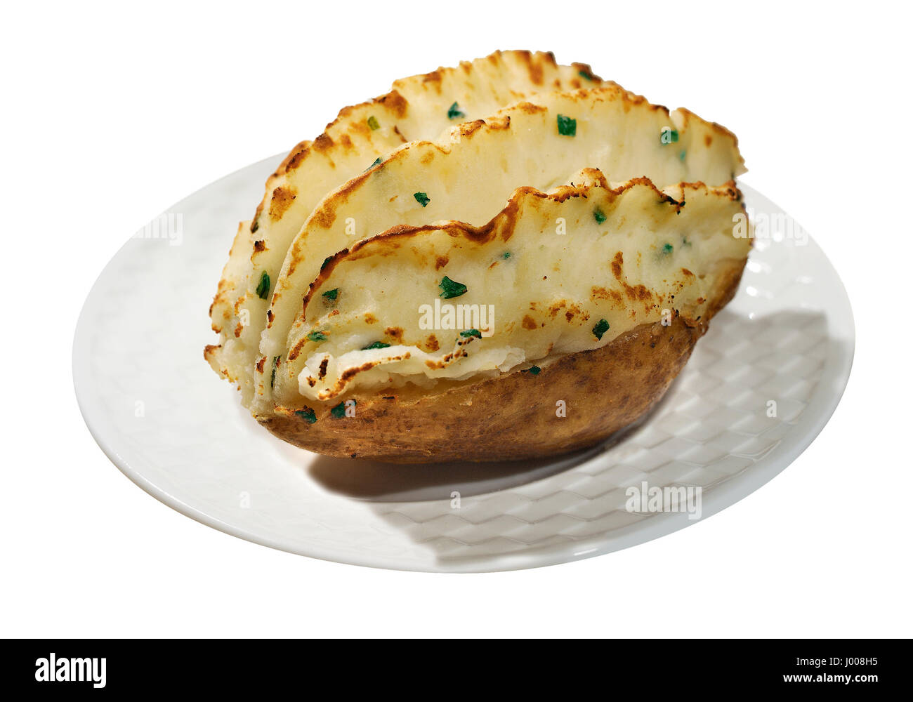 Due volte di patate al forno Foto Stock