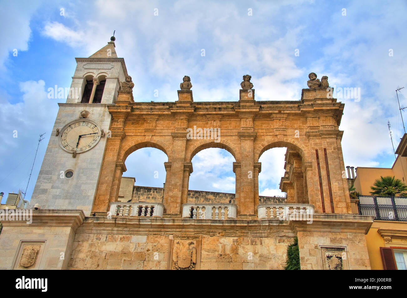 Sedile Palace. Bari. La Puglia. L'Italia. Foto Stock