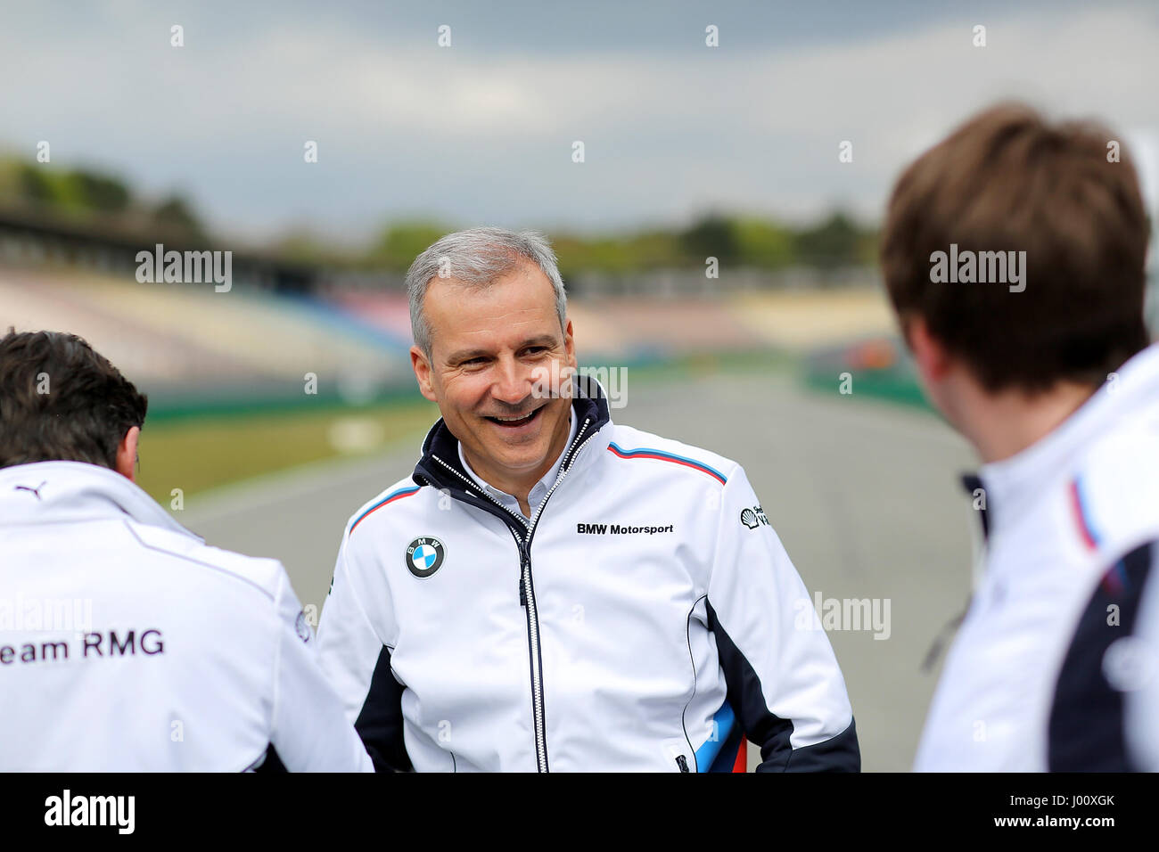 Testfahrten DTM 2017, Hockenheimring, im Bild Jens Marquardt (BMW Motorsportchef) Foto: Cronos/Hasan Bratic Foto Stock