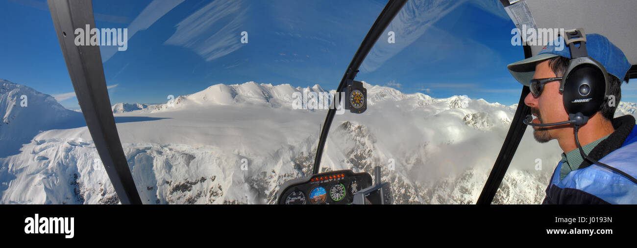 Robinson R44 Clipper elicottero Foto Stock