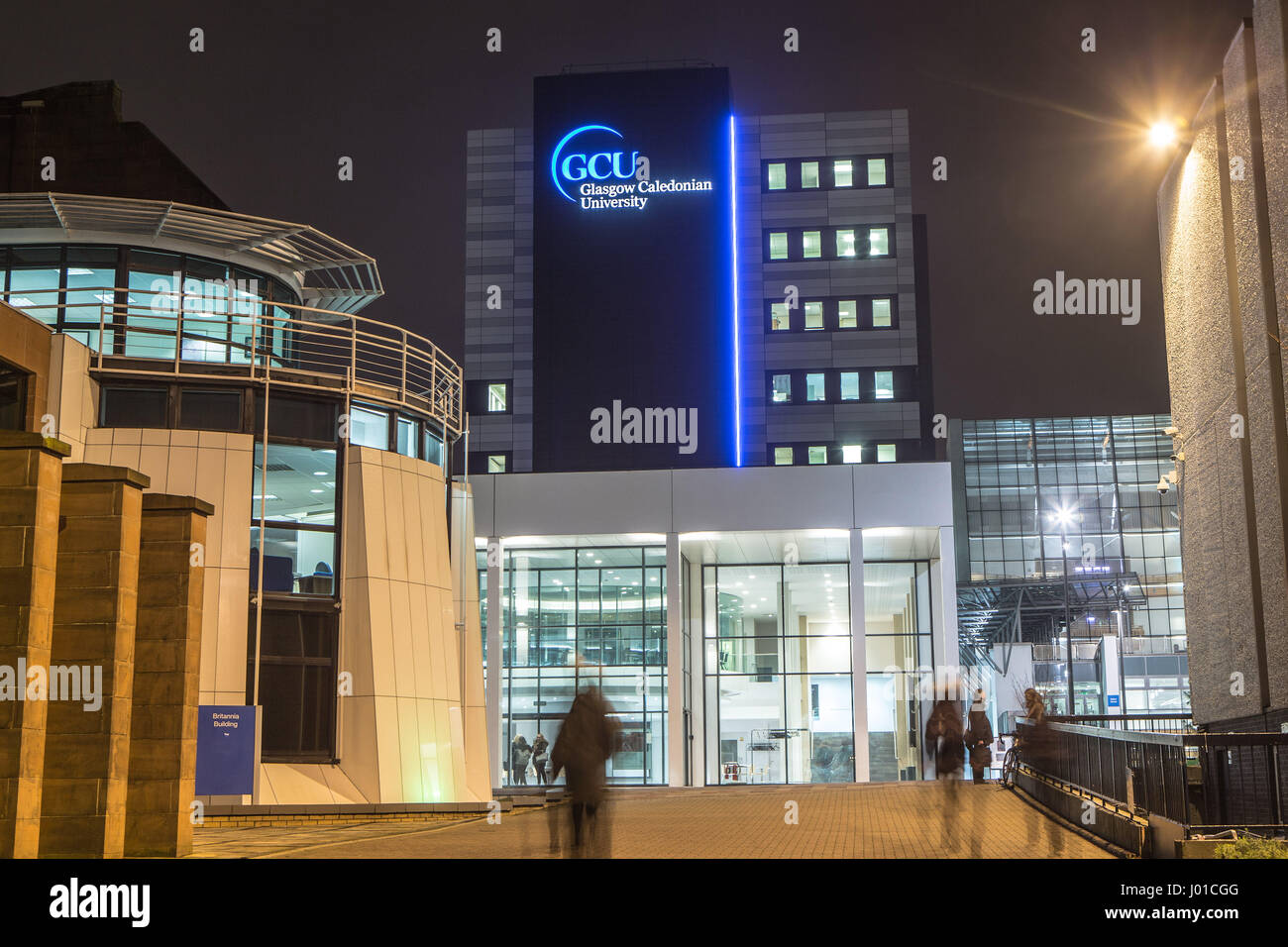 Glasgow Caledonian University Campus Foto Stock