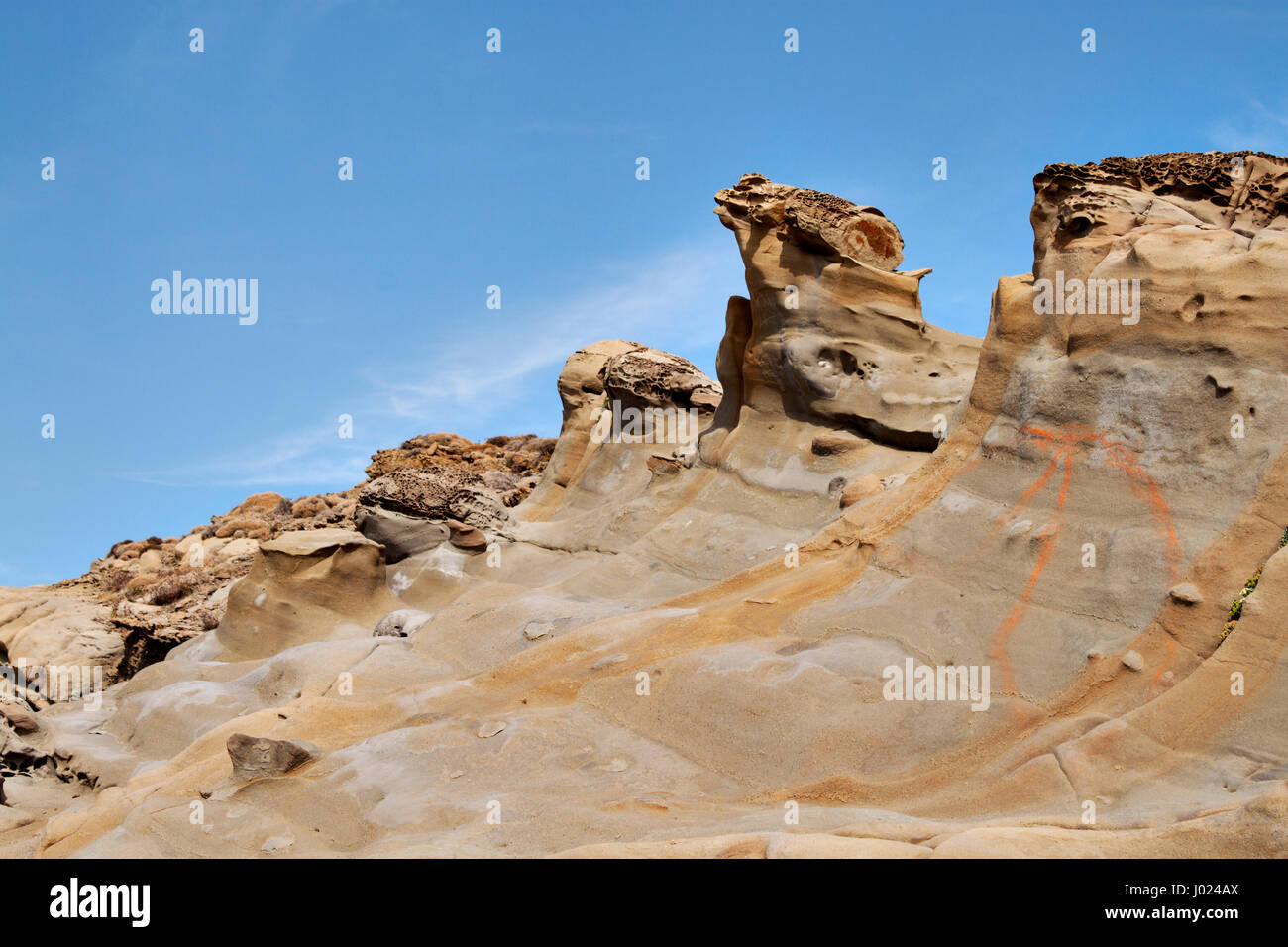 Pianeta alieno stone Foto Stock