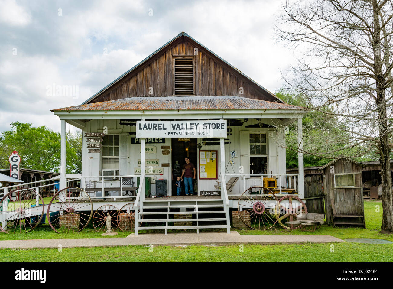 In Louisiana, Thibodaux, alloro Valley Village Store Foto Stock