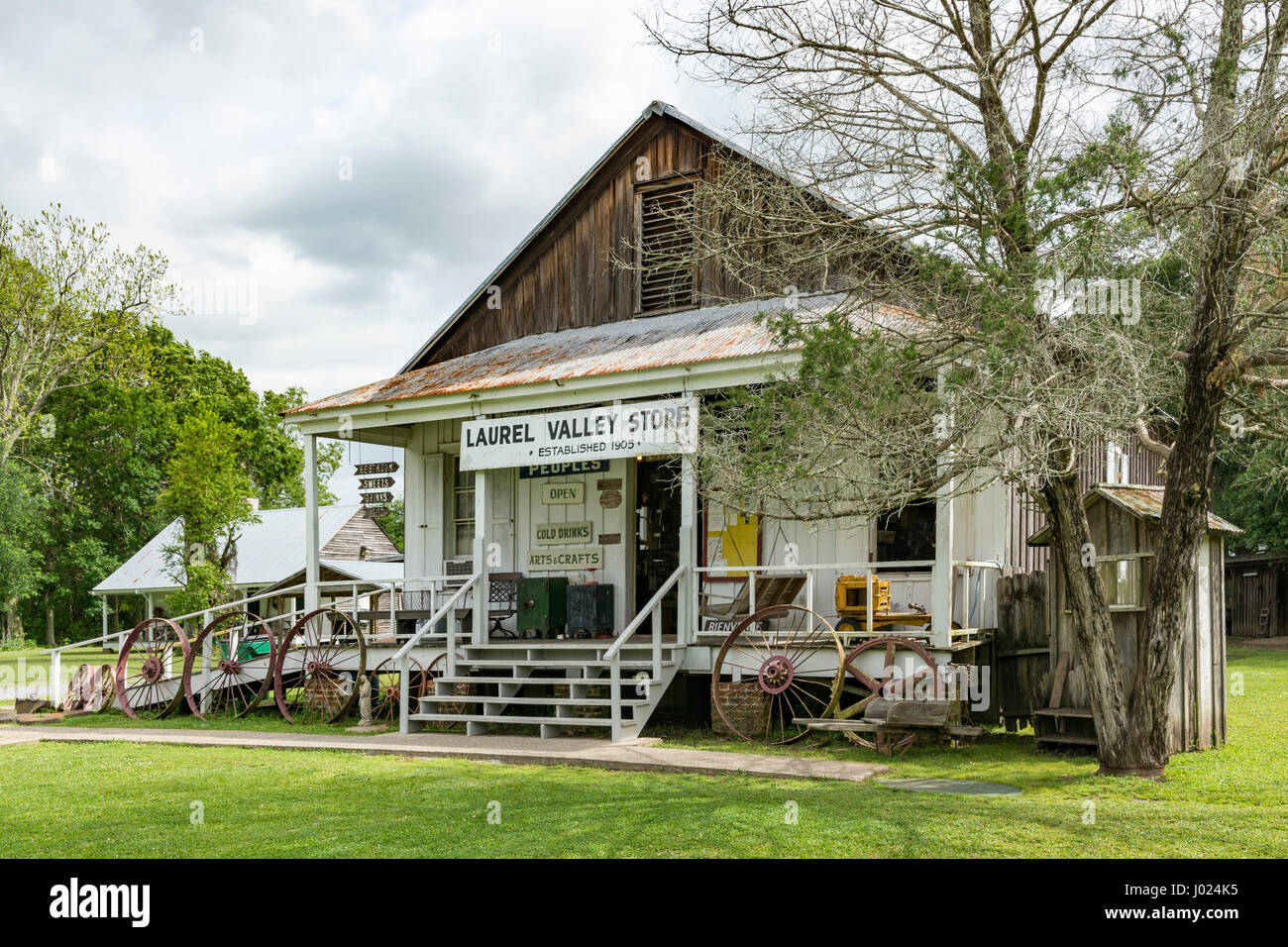 In Louisiana, Thibodaux, alloro Valley Village Store Foto Stock
