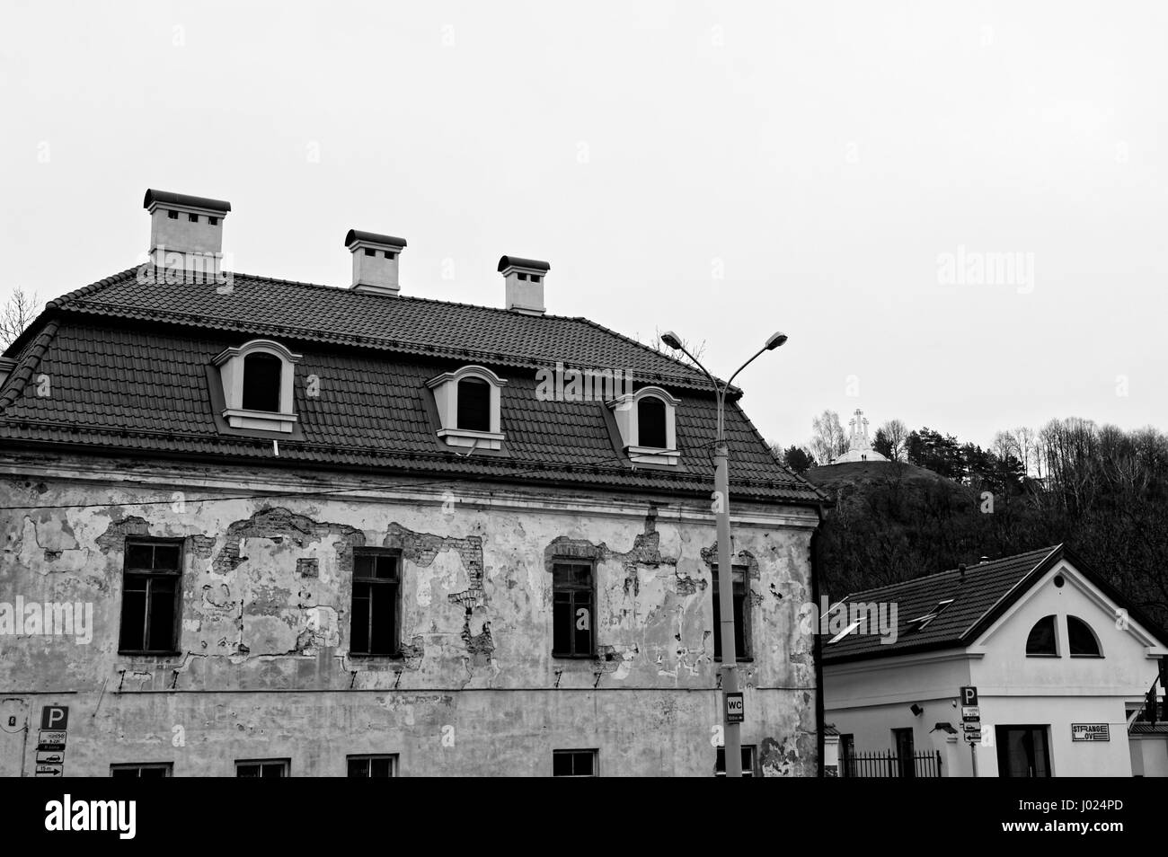 Vilnius Hauptstadt Litauens.europa.Tre Croci.Lituania Foto Stock