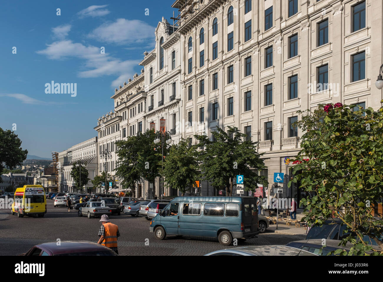 Piazza della Libertà, Tbilisi, Georgia, Europa orientale Foto Stock