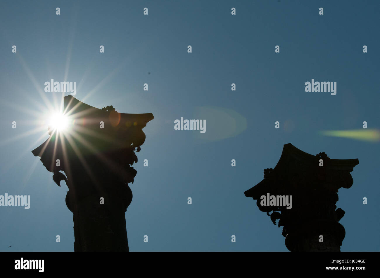 Rovine di Windsor in Mississippi - la più grande antebellum Revival Greco mansion Foto Stock