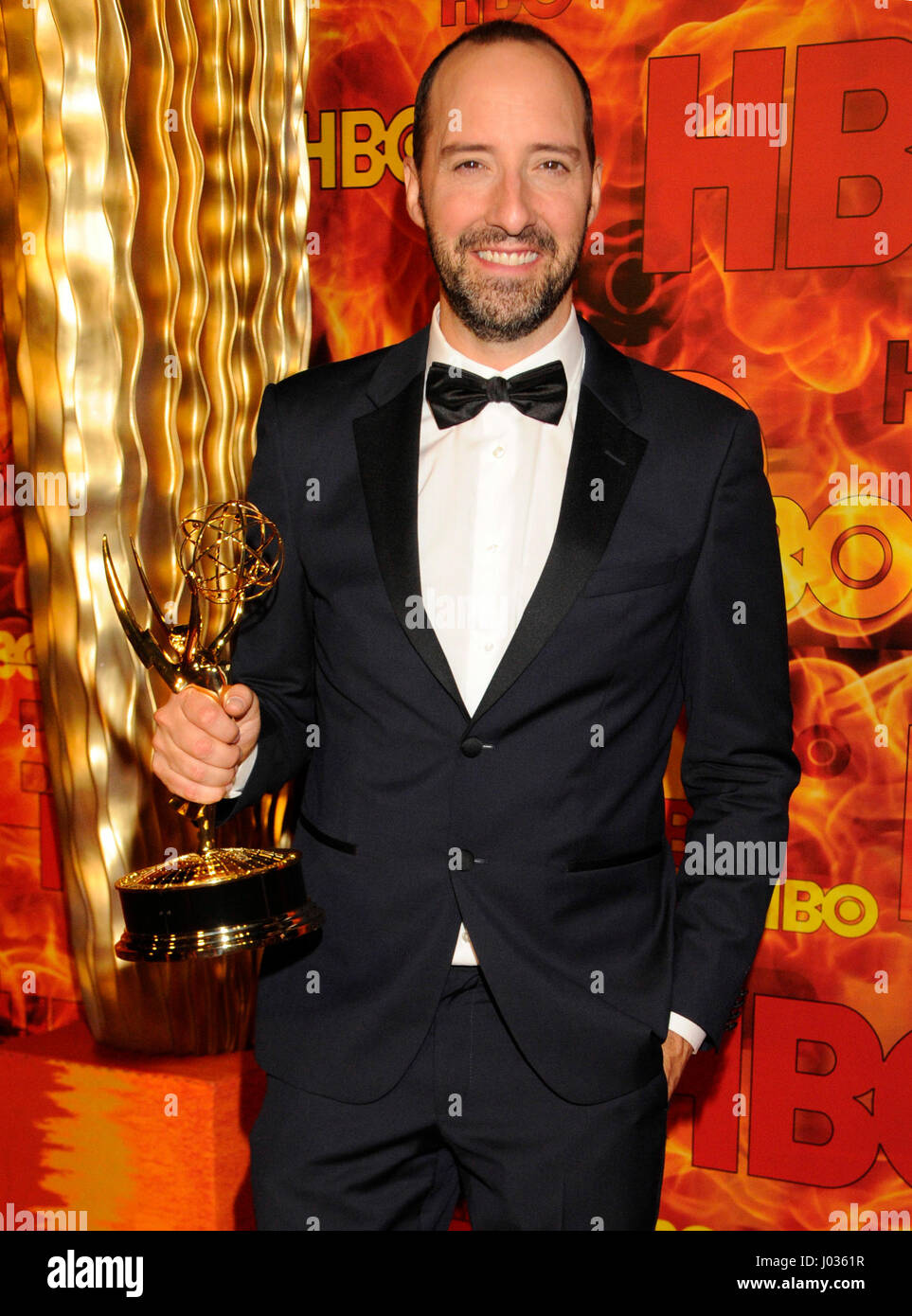 Tony Hale di Emmy Award assiste del HBO Emmy 2015 dopo essere partito al Pacific Design Center su settembre 20th, 2015 a Los Angeles, California. Foto Stock