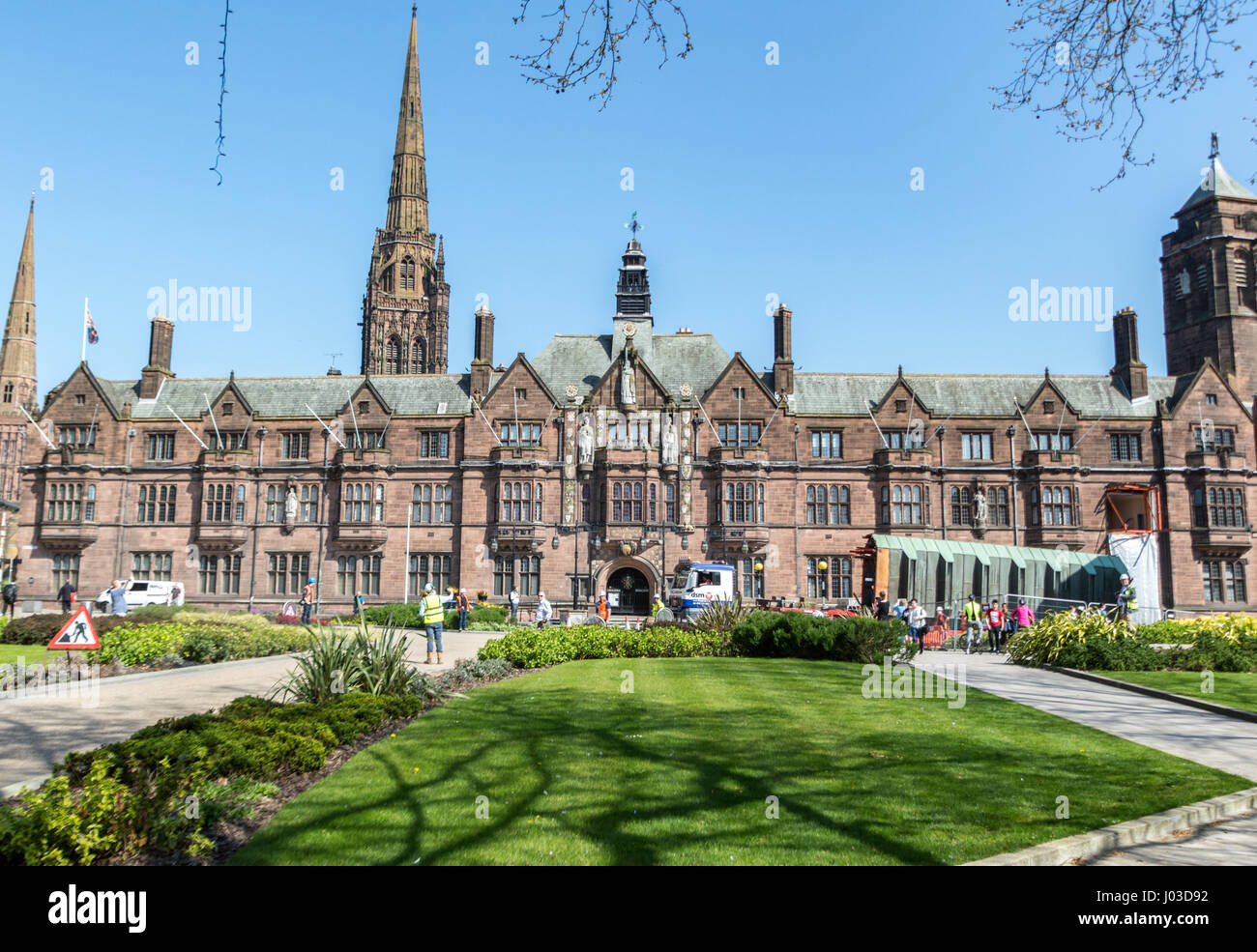 Consiglio di Coventry Casa nel centro della città Foto Stock