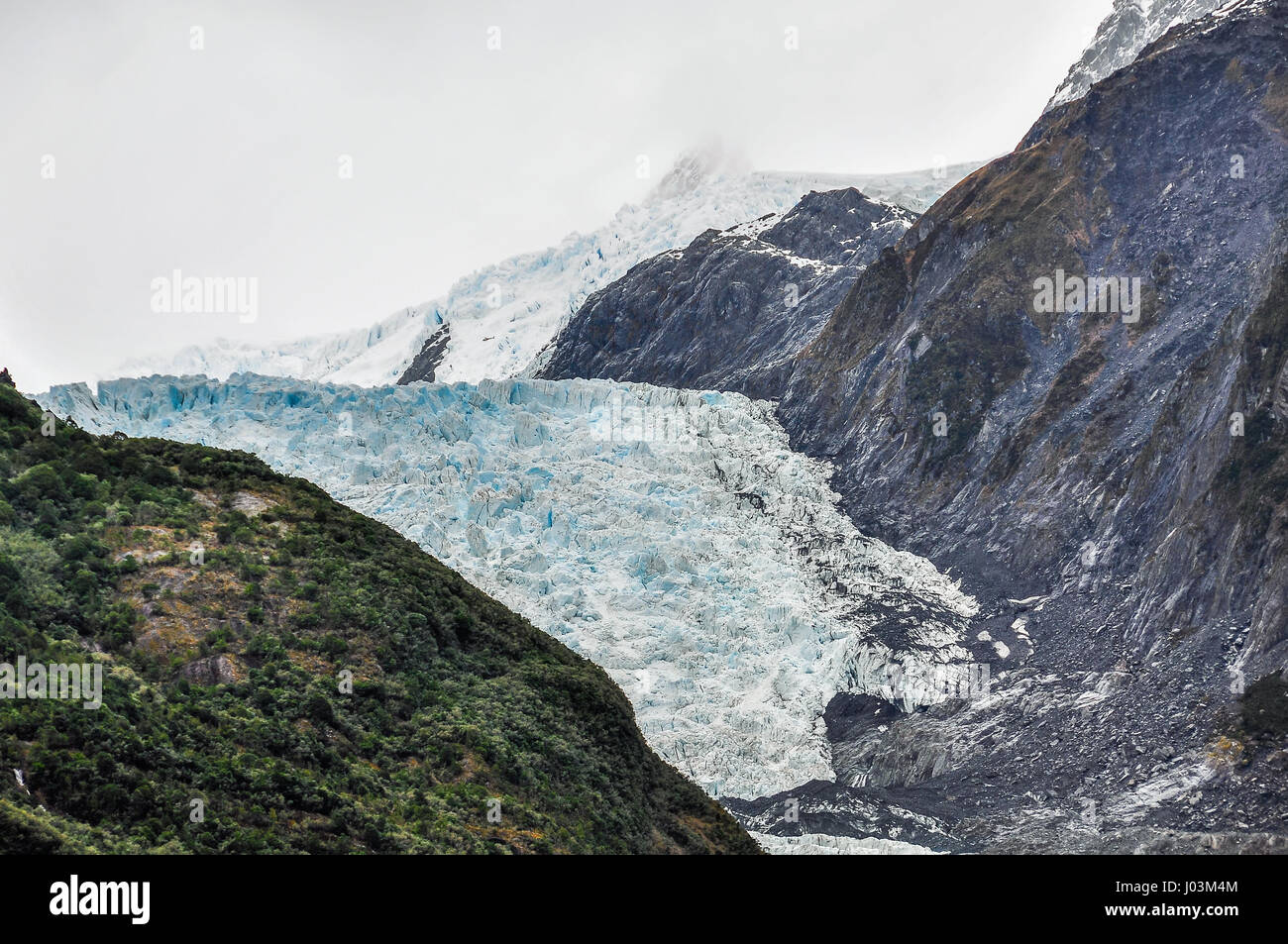 Ghiacciaio Franz Josef in Nuova Zelanda Foto Stock