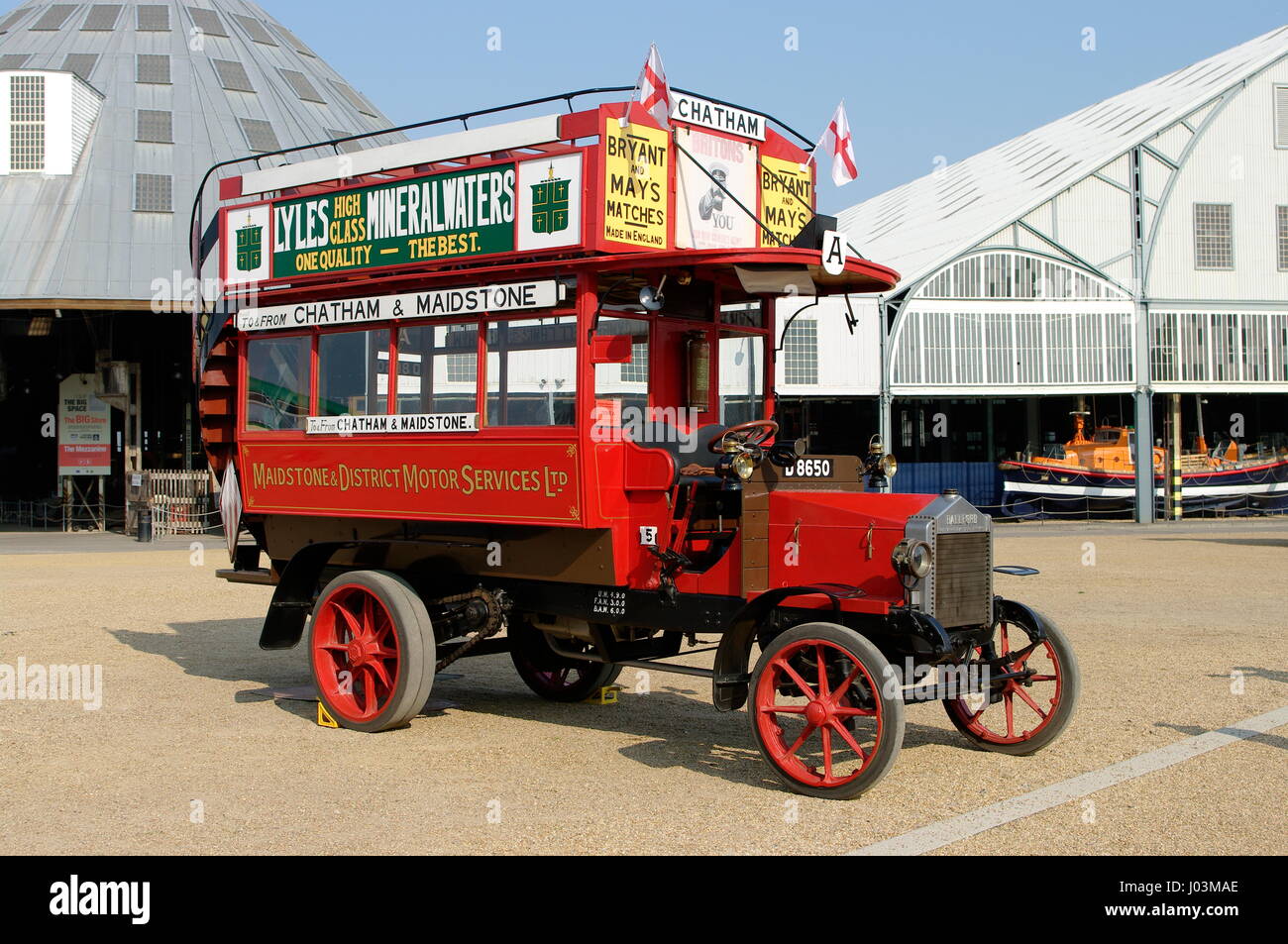 Hallford bus vintage Foto Stock