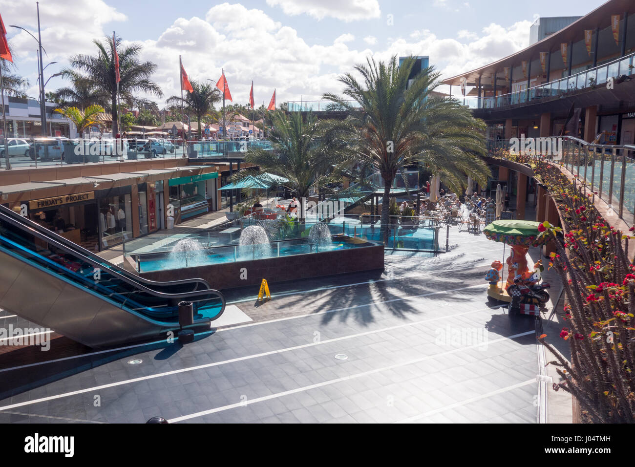 Las Palmeras Centri commerciali a Fuengirola. Foto Stock