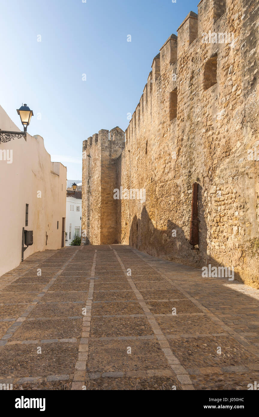 Vejer de la Frontera, bianche città dell'Andalusia, Pueblos Blancos, provincia di Cádiz, Spagna Foto Stock