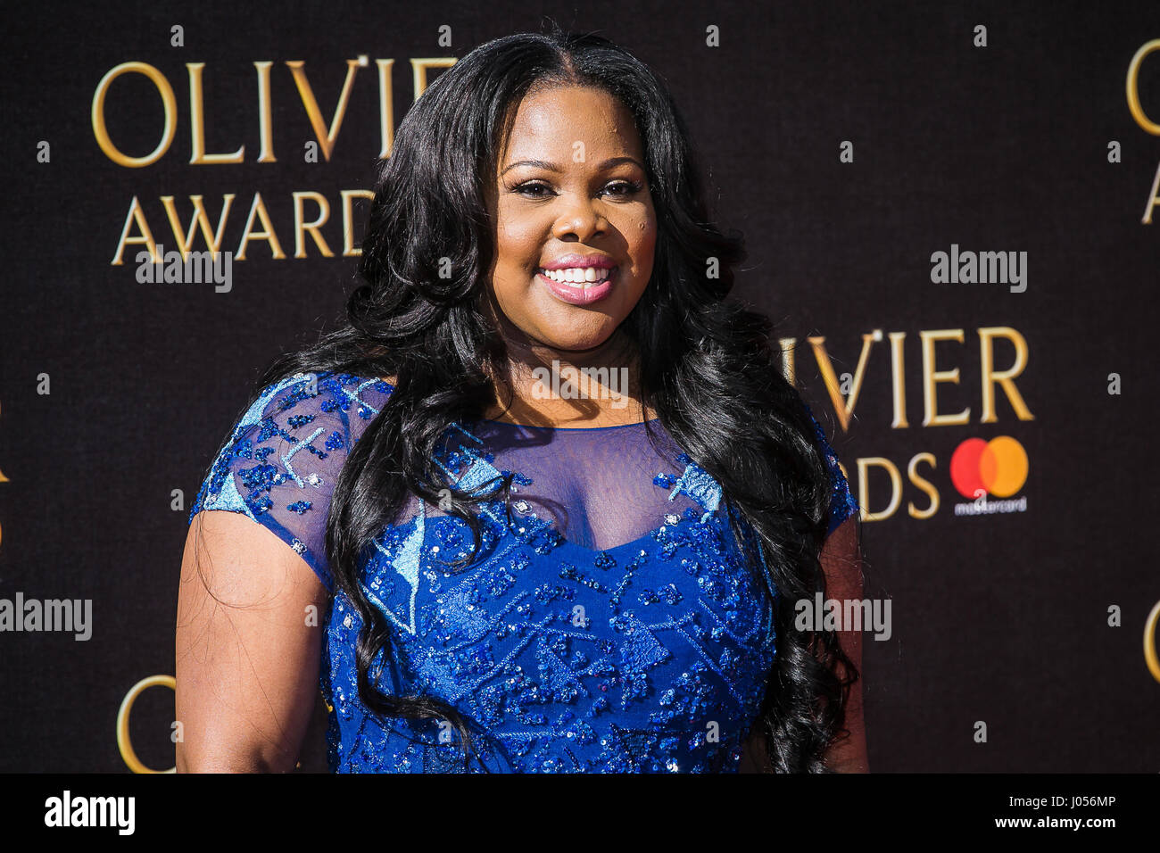 Amber Riley vincitore del miglior attrice in un Musical Foto Stock