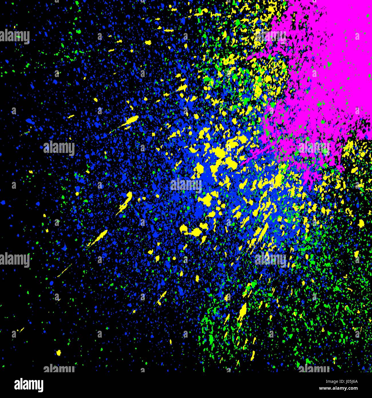 Cornice Di Melma Realistica Con Macchie Liquide Colorate Illustrazione Vettoriale Isolata 41684299 - Foto 3