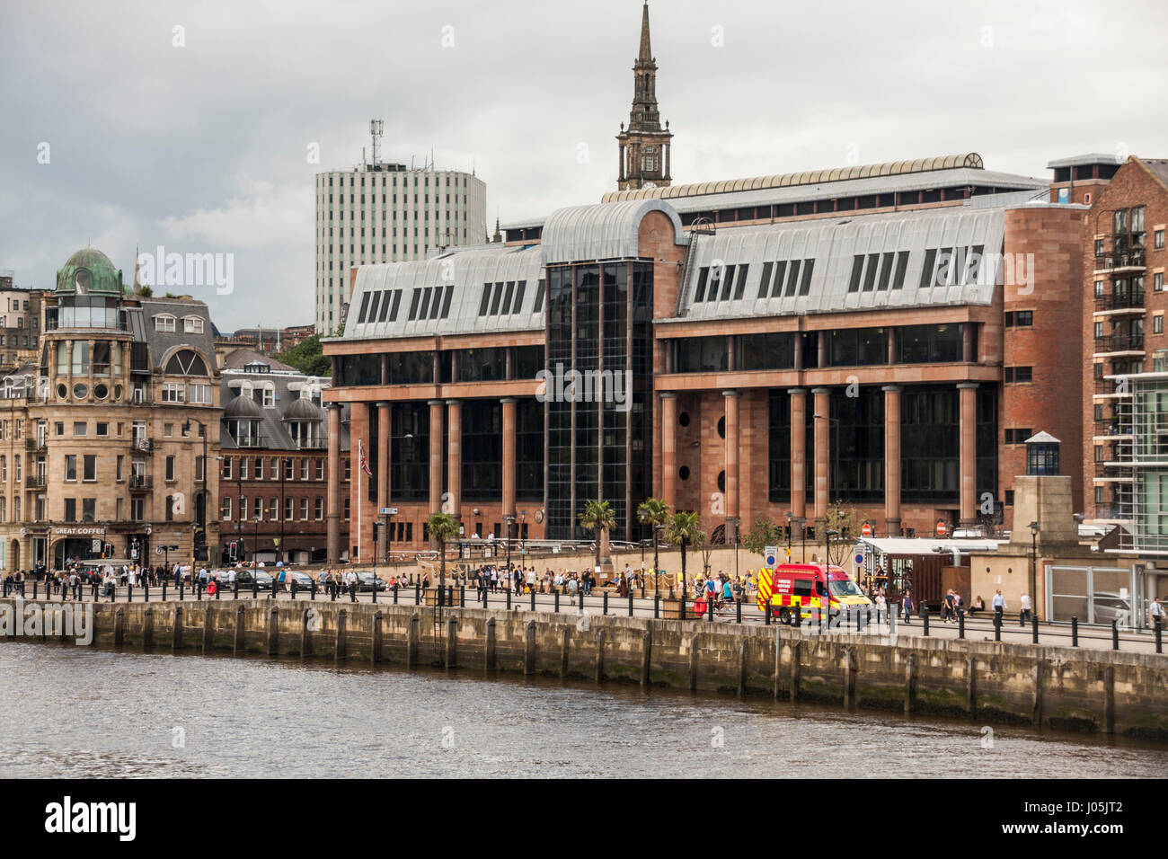 I tribunali di prima istanza presso la banchina,Newcastle upon Tyne,l'Inghilterra,UK Foto Stock
