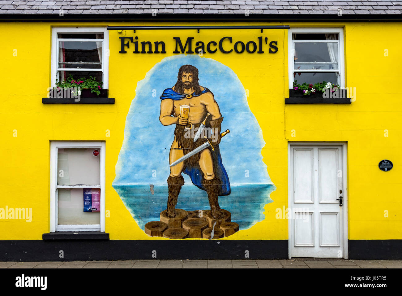 Finn MacCool's pub, Bushmills, Irlanda del Nord, Regno Unito Foto Stock