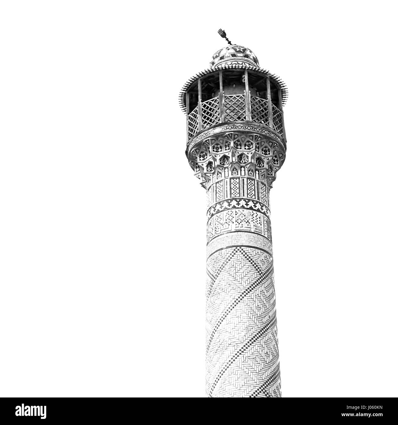 La sfocatura in Iran il vecchio fiore decorativo piastrelle dalla moschea di antiquariato come sfondo Foto Stock