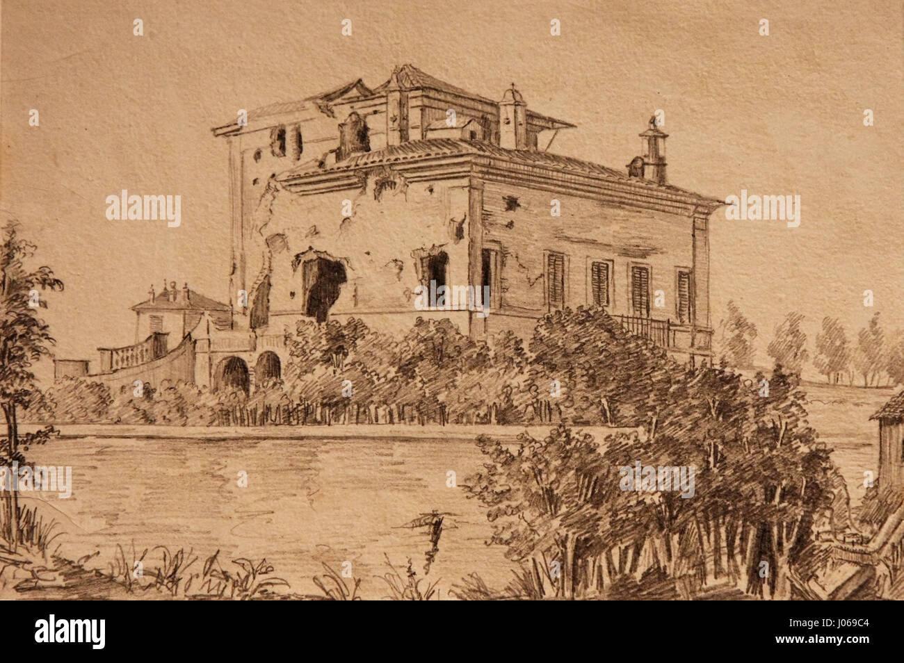Questo lavoro descrive il coinvolgimento di Napoleone III nella pianificazione urbana di Roma, con un focus sulla costruzione di una mappa dettagliata della città. Il progetto evidenzia il significato storico e architettonico della Roma del XIX secolo. Foto Stock