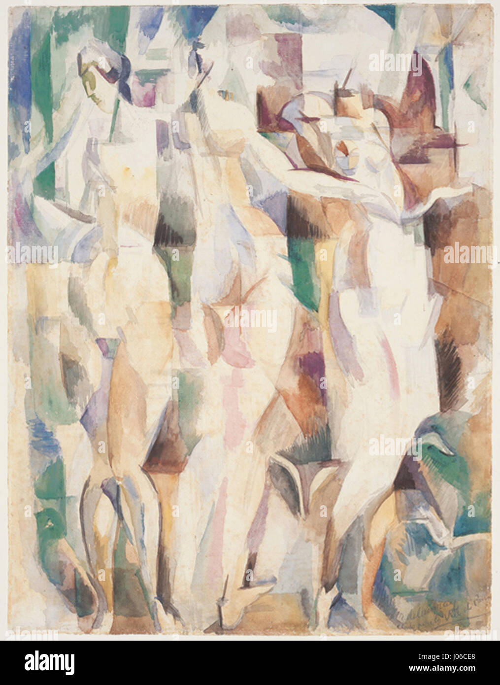 Robert Delaunay Les Trois grâces 1912 Ulm Foto Stock