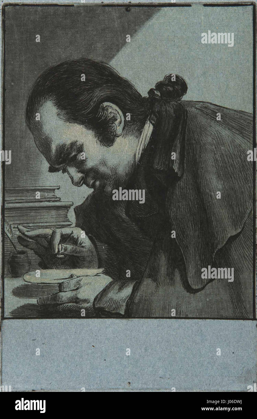 Il *l'abbé Zani* di Vivant Denon è un ritratto dipinto su carta blu, raffigurante Abbé Zani in una posa elegante. Denon, noto per la sua raffinata ritrattistica, cattura le caratteristiche di Zani con un approccio delicato e dignitoso, riflettendo l'abilità dell'artista nel creare rappresentazioni espressive ma sottili degli individui. Foto Stock